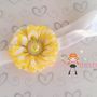 Yellow Flower Bling Center Headband/Perfect Photo Prop/Newborns/Kids-1