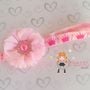 Pink Flower Rhinestone Center Headband/Perfect Photo Prop/Newborns/Kids-1