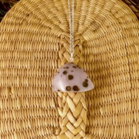 Obicular Agate Necklace - Thumbnail 1