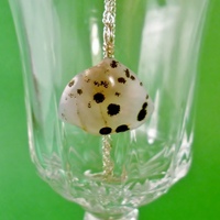 Obicular Agate Necklace - Thumbnail 2