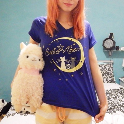 Harajuku sailor moon pajamas leisure wear set free ship sp140649