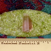 Tourmaline and Peridot Hair Clip - Thumbnail 1