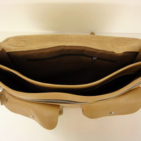 Toon Cowboy Leather Messenger - Thumbnail 2