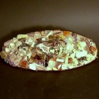 Gem Gravel Hair Clip w/Geode piece - Thumbnail 3