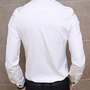 Fashion Korean Style Slim Long Sleeves Causal Shirts 907ASJ-CS33-53-White-2