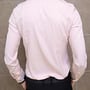 Fashion Korean Style Slim Long Sleeves Causal Shirts 907ASJ-CS33-53-Pink-2