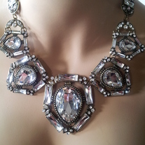 Crystal Statement Necklace - WOW!