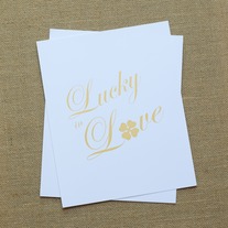 Lucky in Love Print