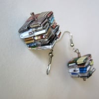 Eco Happy Stacked Earrings - Thumbnail 2