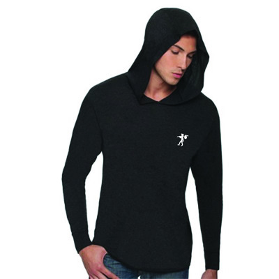 Men's siab apparel tri-blend hooded shirt