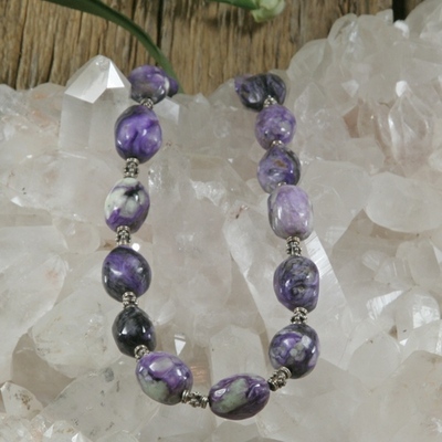 Charoite necklace