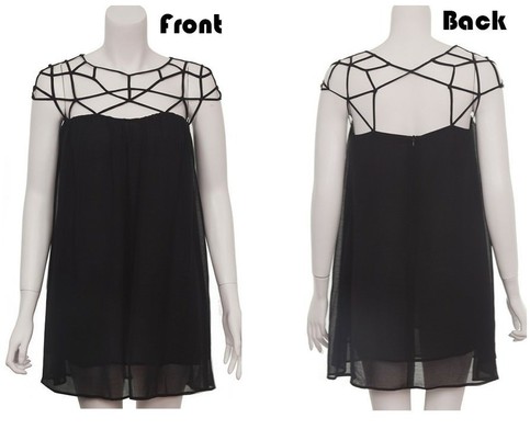 Fashion woven chiffon dress