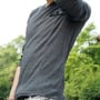 New Fashion Slim Long Sleeves Causal Shirts 907ASJ-T01-33-Dark Gray-1