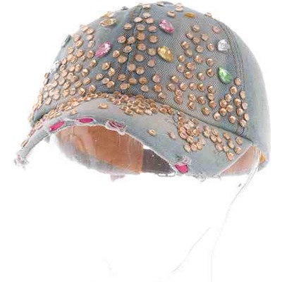Blue studded hat 