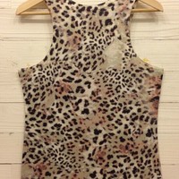 Men's New Fashion 3D Animal Print Happy Tiger Sleeveless Vest Unisex Vintage Summer Fashion Tank Tops 4 Sizes - Thumbnail 1