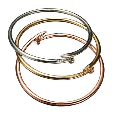 Nail bangle bracelet free shipping