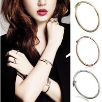 Nail Bangle Bracelet FREE SHIPPING - Thumbnail 1