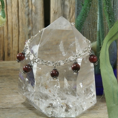 Red tiger eye bracelet - Thumbnail 3