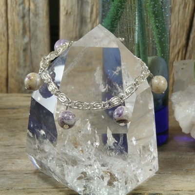 Lepidolite "b" grade bracelet