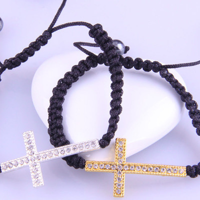 Cross friendship bracelet
