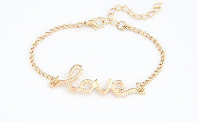 Gold "Love" Bracelet