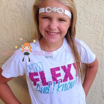 White rhinestone center headband/perfect photo prop/newborns/kids