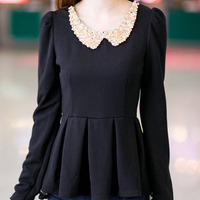 Fashion Round Neck Full Sleeves Shirt FLA1095-6001-32-Red - Thumbnail 3