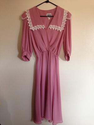 Pink Sailor Collared Dress