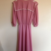 Pink Sailor Collared Dress - Thumbnail 1