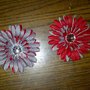 4" Flower Hair Clips-1