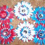4" Flower Hair Clips-3
