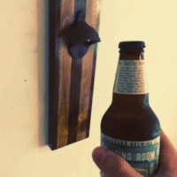 Magnetic Catch Bottle Opener - Thumbnail 1