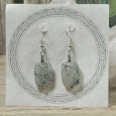 Tourmalated quartz earrings - Thumbnail 4