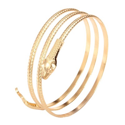 Vintage snake wrap bangle bracelet 