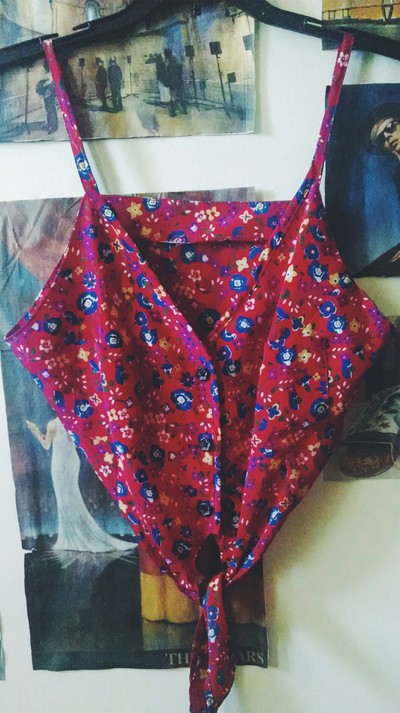 Floral Summer Crop Top