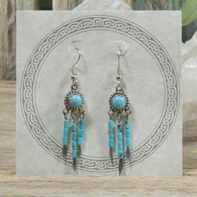 Turquoise earrings - Thumbnail 3