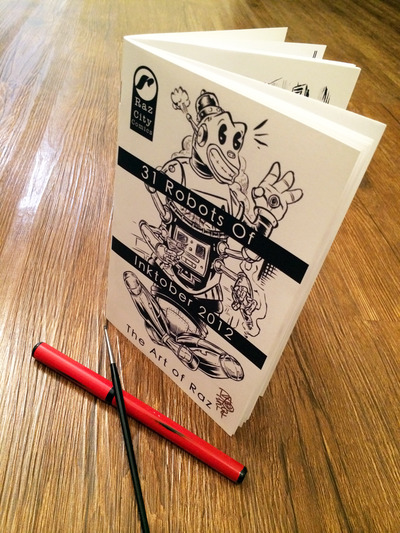 INKtober: 31 Days of Robots