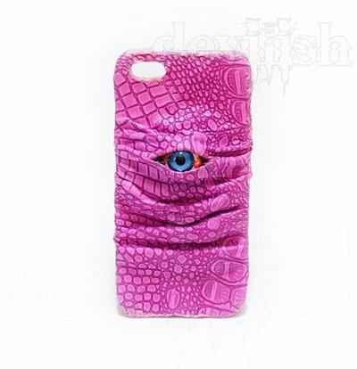 Pink dragon iPhone case