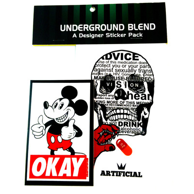 Underground blend - a designer sticker pack - vol 02