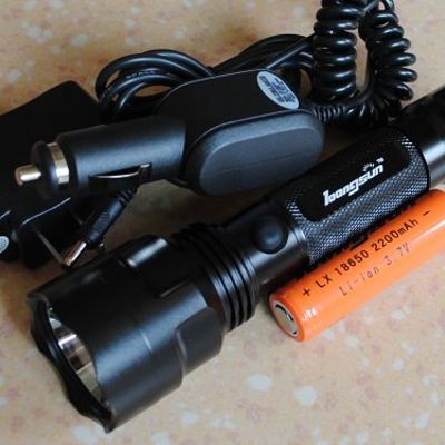 Tactical super bright 235lm q5 led flashlight waterproof camping diving fishing emergency led torch 8015z
