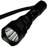 Tactical Long Range Rechargeable 5-Mode 225 Lumen CREE Q5 LED Flashlight Waterproof Camping Diving Hiking Fishing Emergency LED Torch 8022 - Thumbnail 2