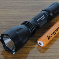 Tactical Long Range Rechargeable 5-Mode 225LM Q5 LED Flashlight Waterproof Camping Hunting Hiking Fishing Outdoor LED Torch 8023 - Thumbnail 2