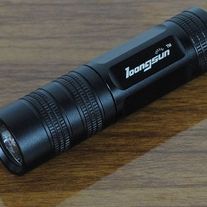 Mini Rechargeable 3-Mode 160 Lumen CREE Q3 LED Flashlight Black Portable Waterproof Camping Hiking Fishing Outdoor LED Torch 9024