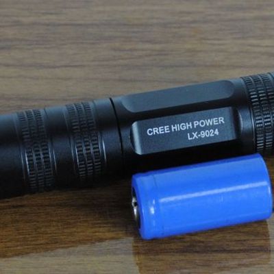 Mini rechargeable 3-mode 160 lumen cree q3 led flashlight black portable waterproof camping hiking fishing outdoor led torch 9024