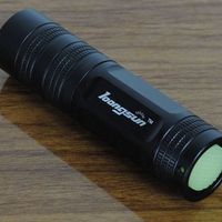 Mini Rechargeable 3-Mode 160 Lumen CREE Q3 LED Flashlight Black Portable Waterproof Camping Hiking Fishing Outdoor LED Torch 9024 - Thumbnail 2