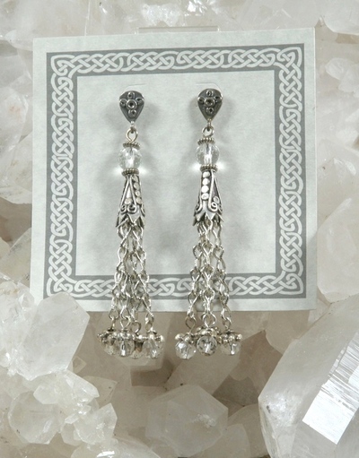 Clear Quartz Earrings