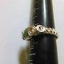 Aventurine & Silver .925 sterling silver wire wrapped ring-2