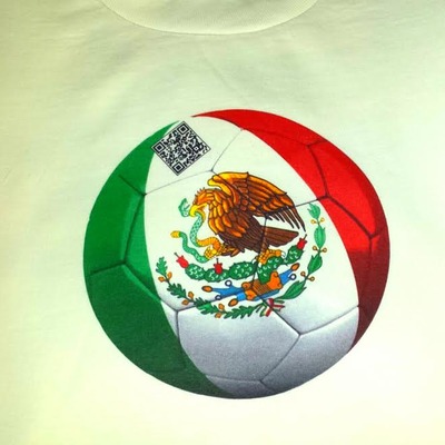 "mexico" qr code t-shirt