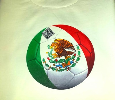 "mexico" qr code t-shirt