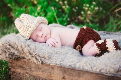 Cowboy Hat and Diaper Cover Set